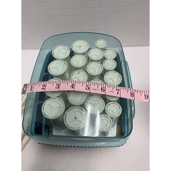 Revlon Ultra Hair Hot Rollers 3 Szs Curlers Cool Touch Tip All 20 Clips RV251 - Picture 9 of 9